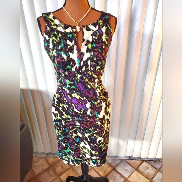 Donna Ricco Print Dress - Picture 1 of 5
